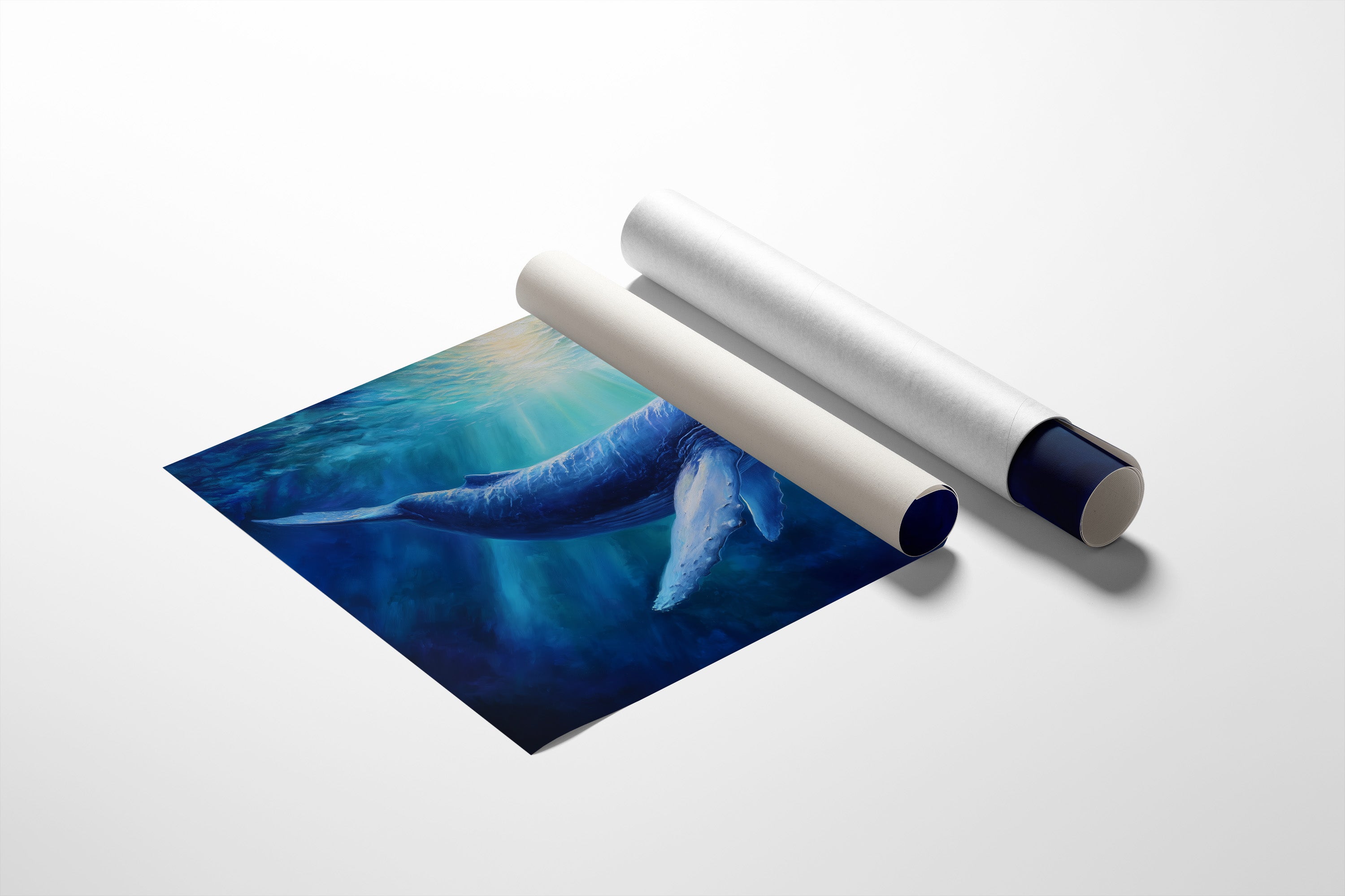 Ocean Giant In Azure Depths