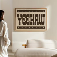 Bold Yeehaw Western Star Print