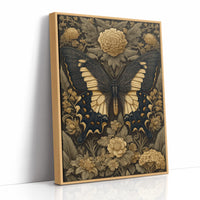Black Wings Edged in Gold