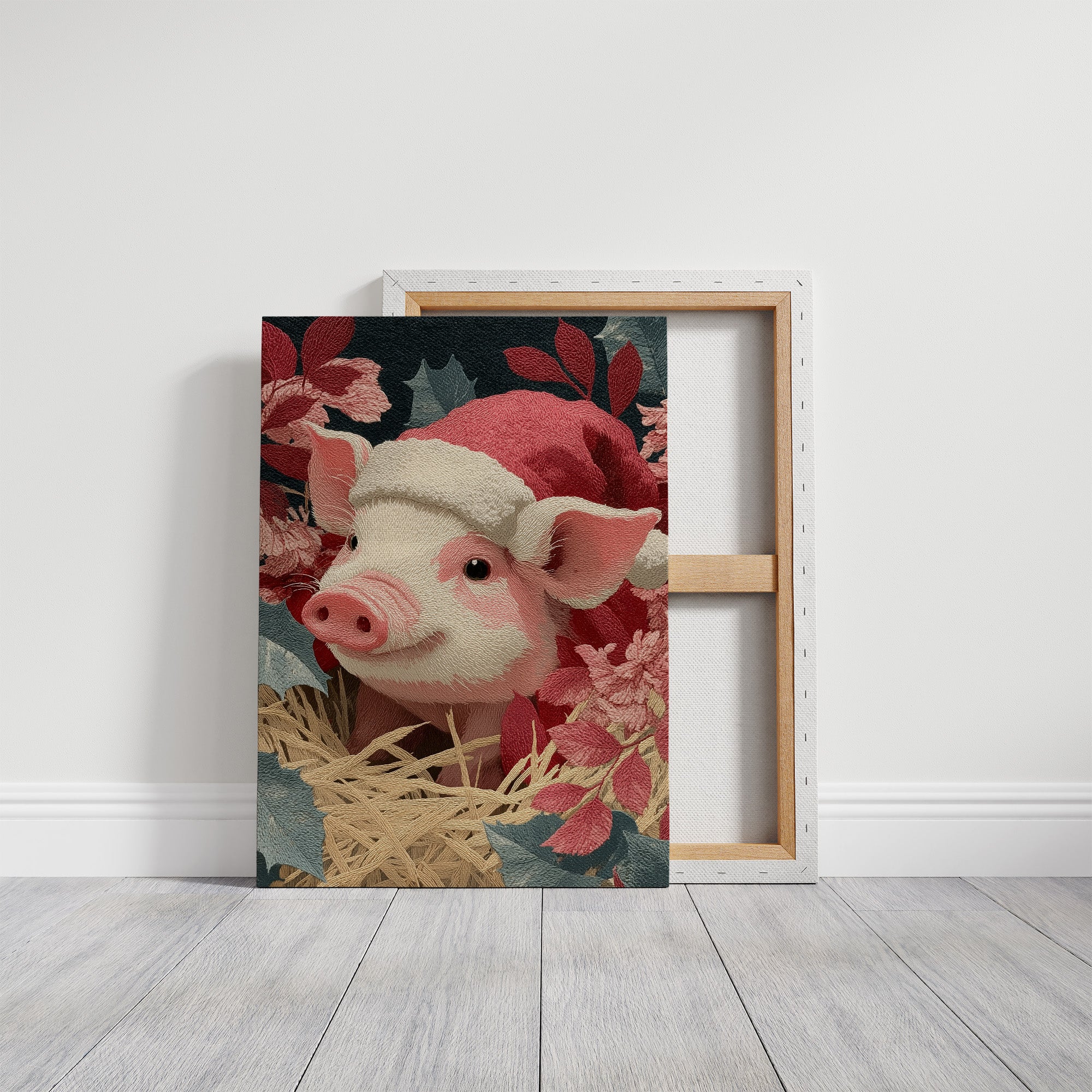Piglet in Holiday Bloom