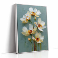 Cream Petals, Sage Light