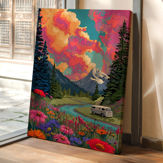 Journey Through Blossoms and Peaks