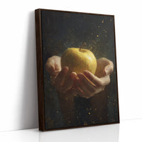 Golden Fruit In Offered Hands