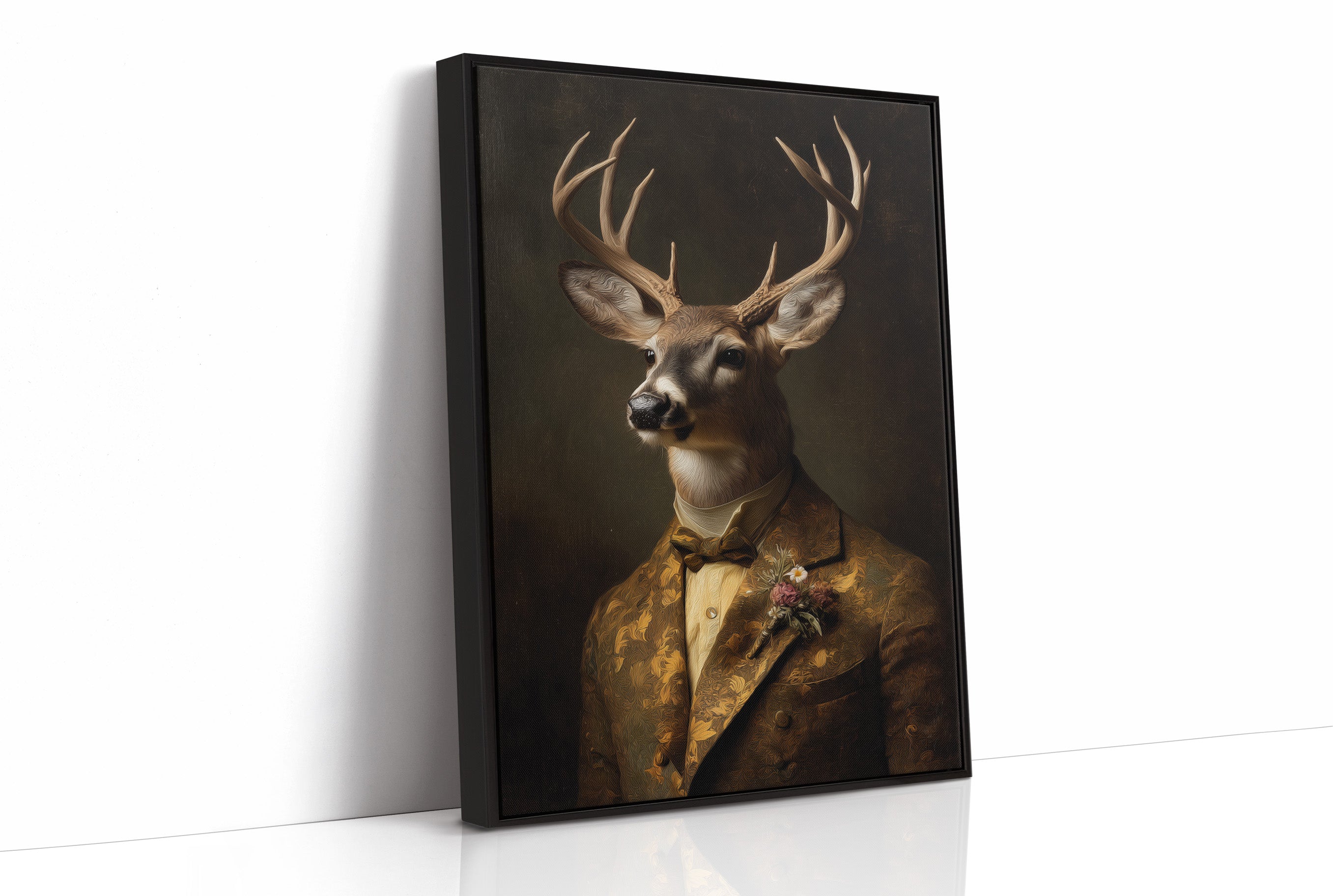Noble Stag In Gilded Attire