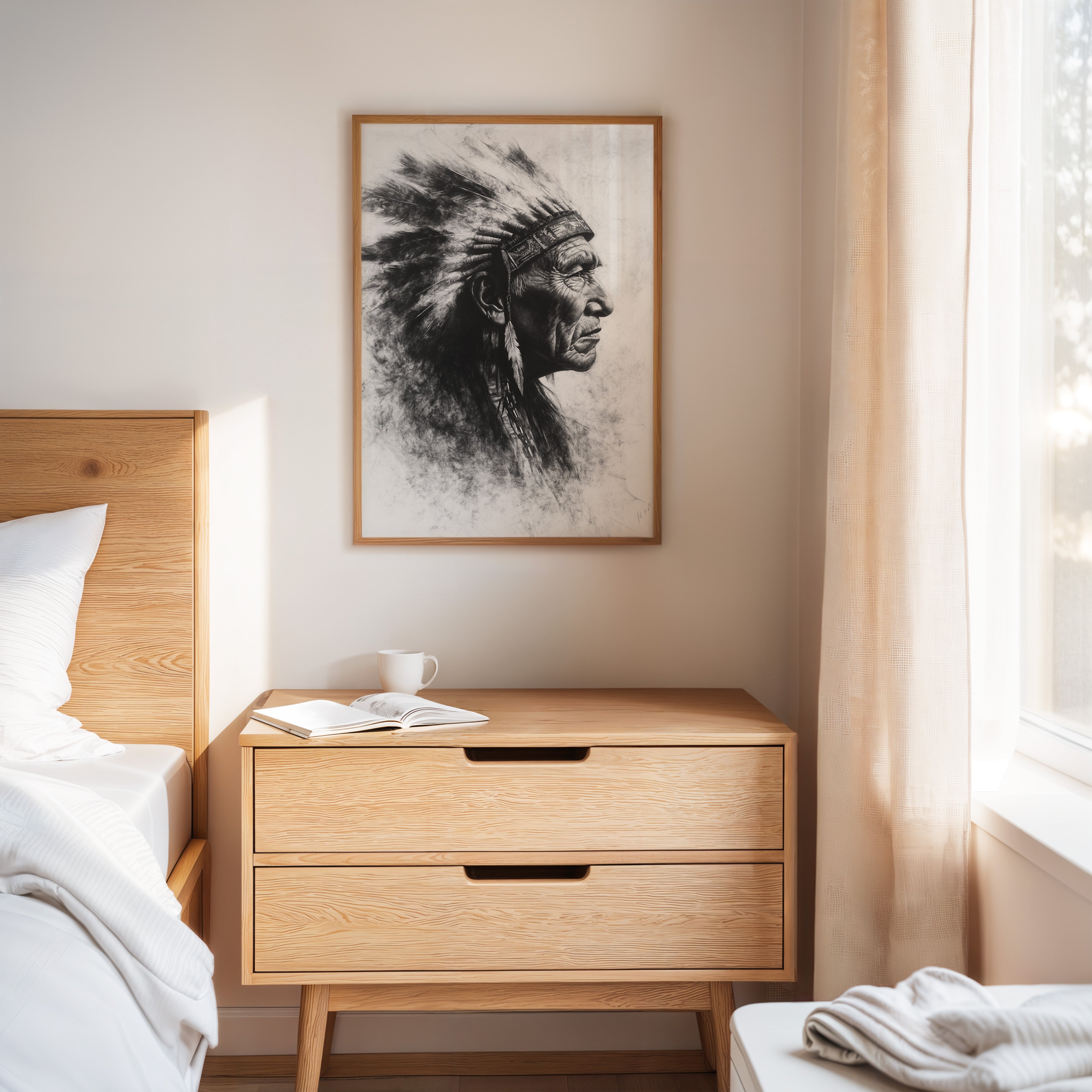 Elder Spirit in Charcoal