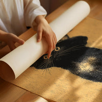 The Enchanted Feline Stares Back