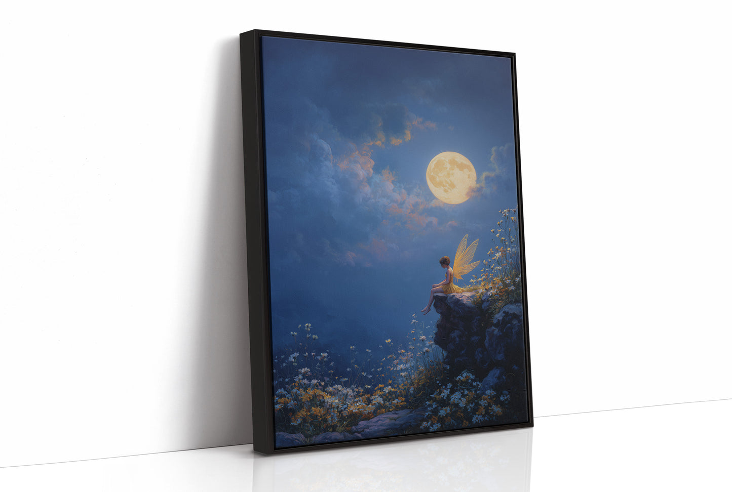 Moonlit Perch Beyond Mortal Shores