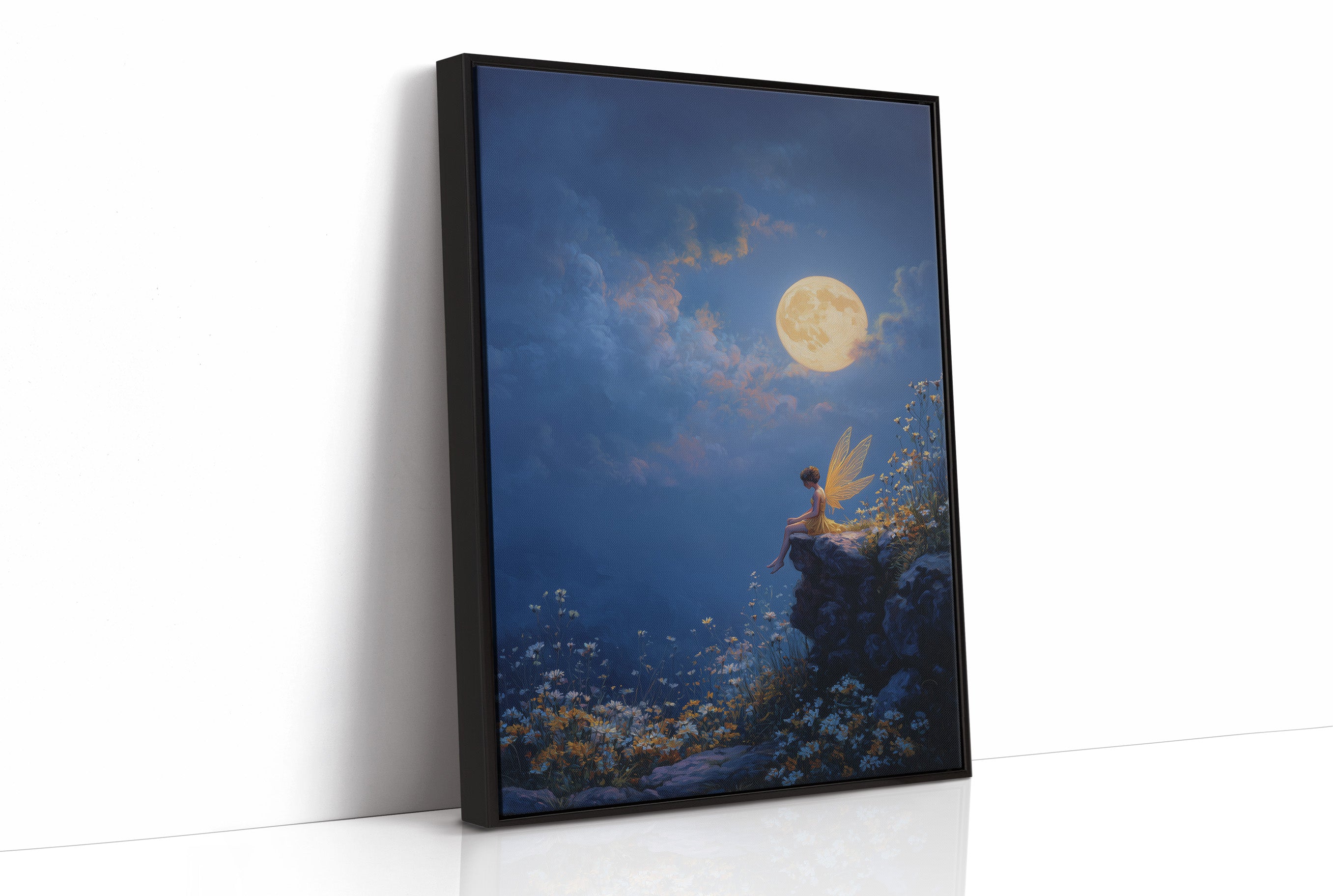Moonlit Perch Beyond Mortal Shores