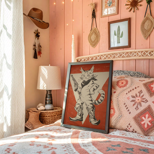 Outlaw Kitten Struts Western Tales