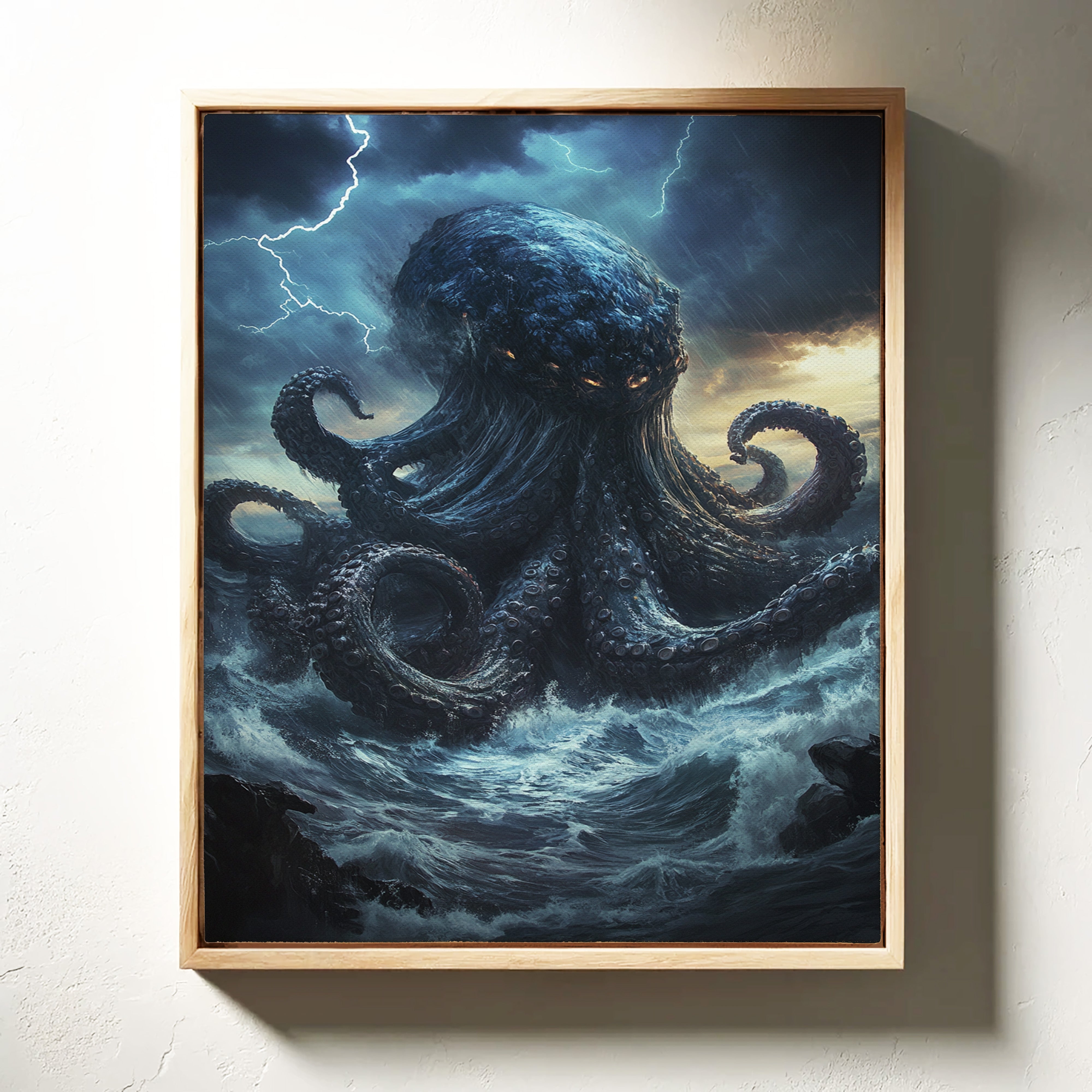Awakening Beneath Stormy Skies