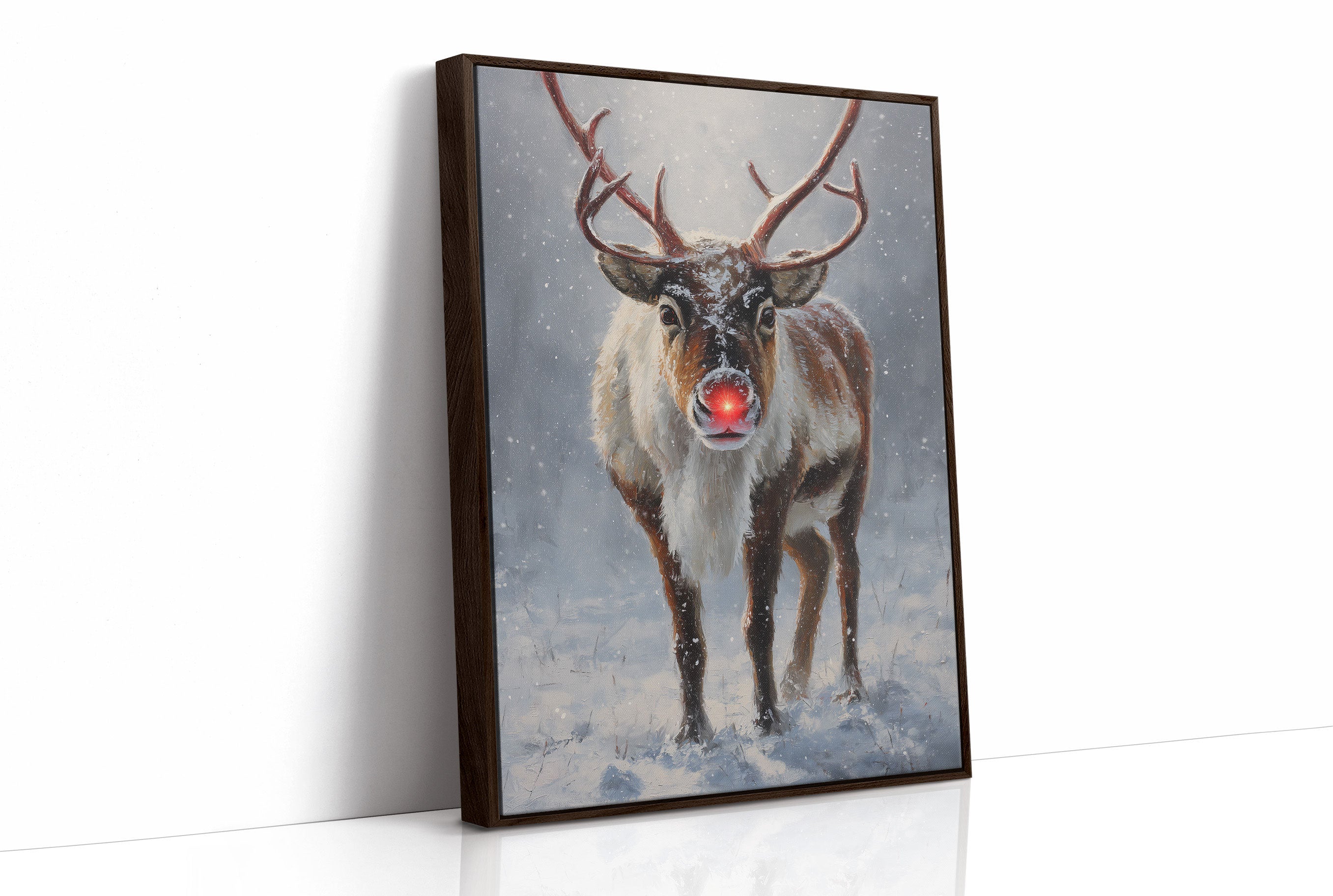 Rudolph Brings December's First Snow