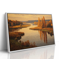 Golden Reflections at Dusk