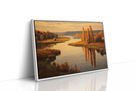 Golden Reflections at Dusk