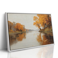 Golden Reflections on Still Waters