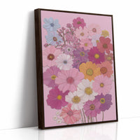 Blush Garden: A Symphony of Pressed Petals