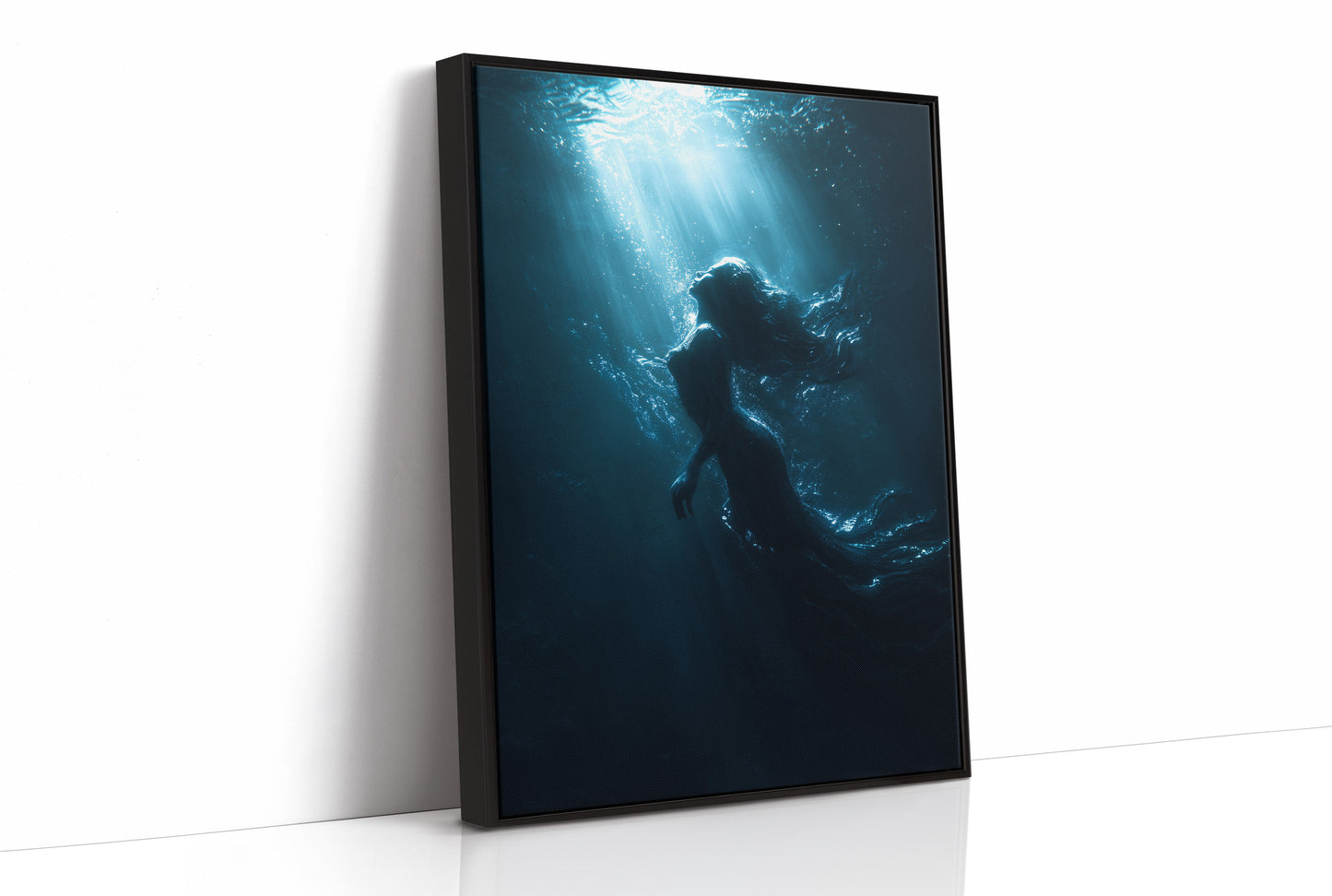 Beneath Rays In Azure Depths