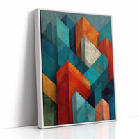 Faceted Peaks in Woodgrain