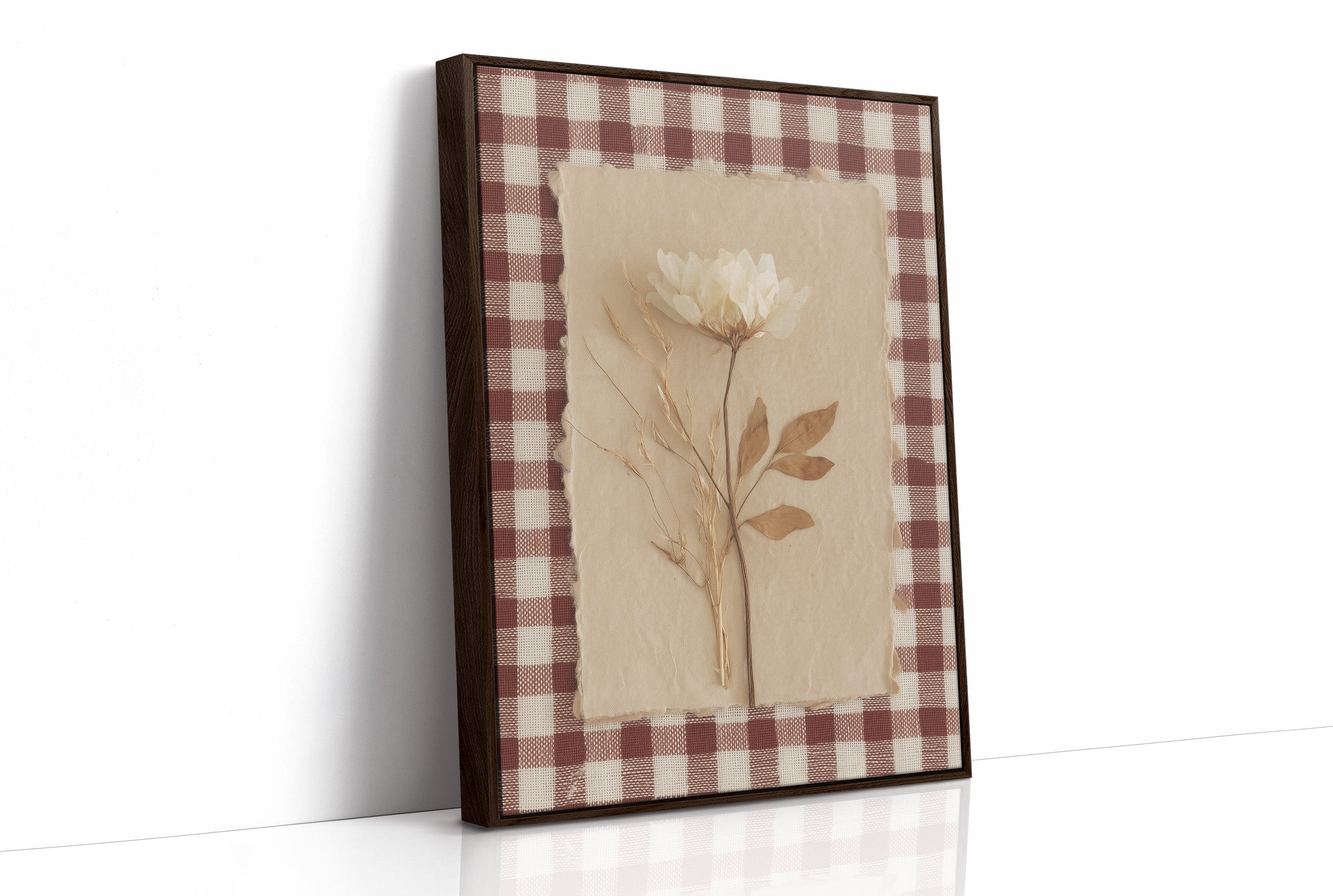 Rustic Botanicals on Gingham