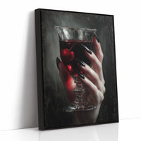 Crimson Secrets In Crystal Glass