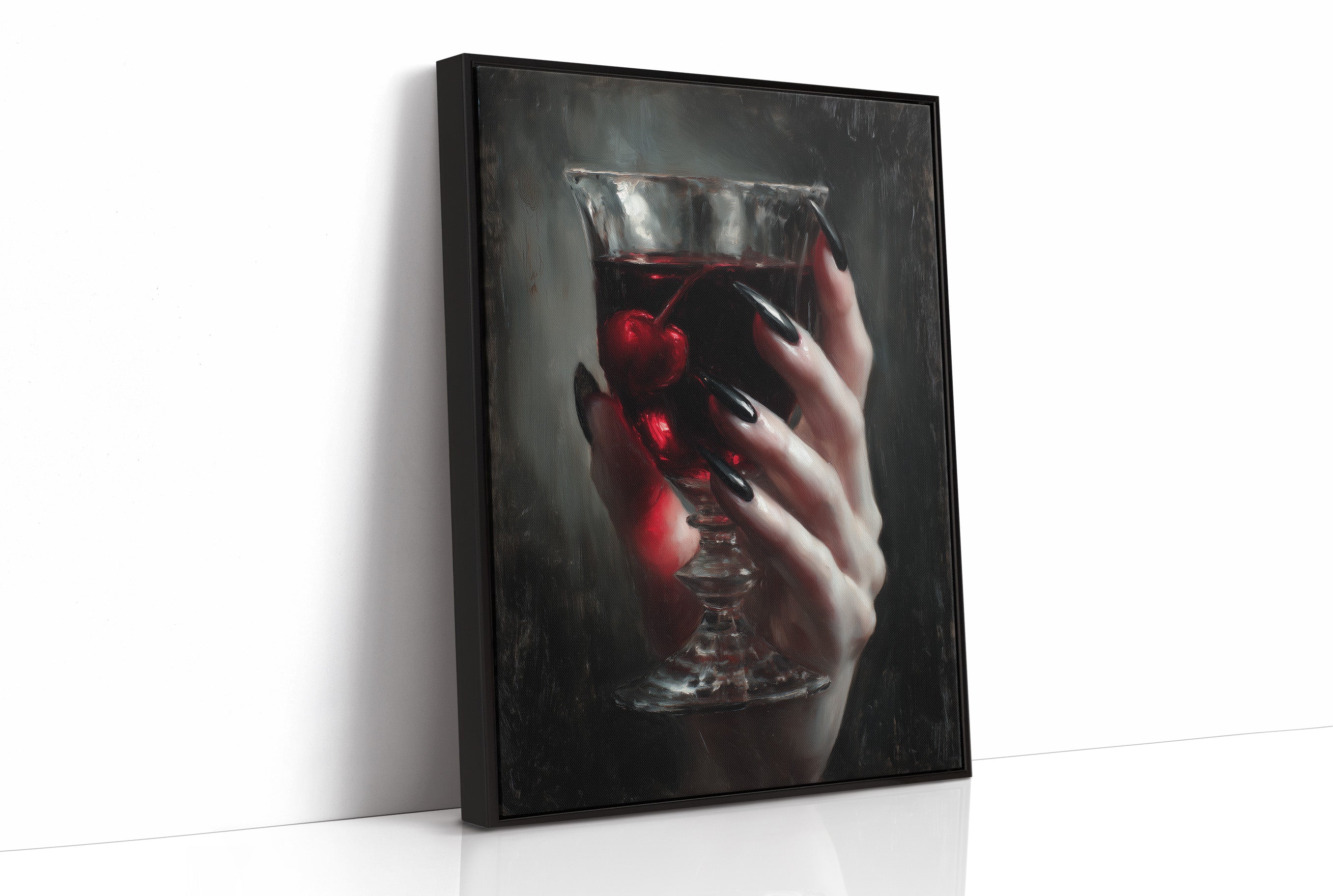 Crimson Secrets In Crystal Glass