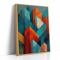 Faceted Peaks in Woodgrain