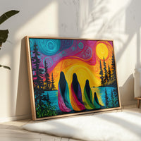 Sacred Waters Meet Northern Lights