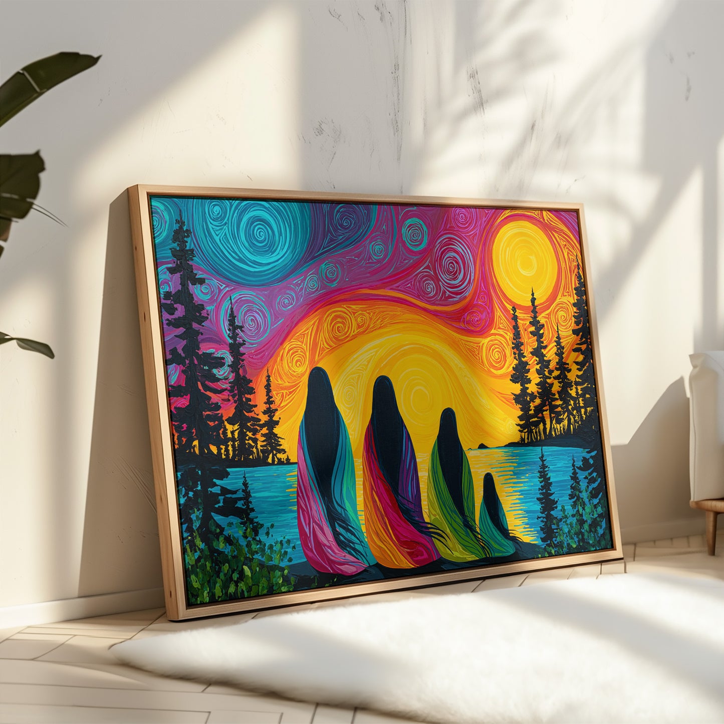 Sacred Waters Meet Northern Lights