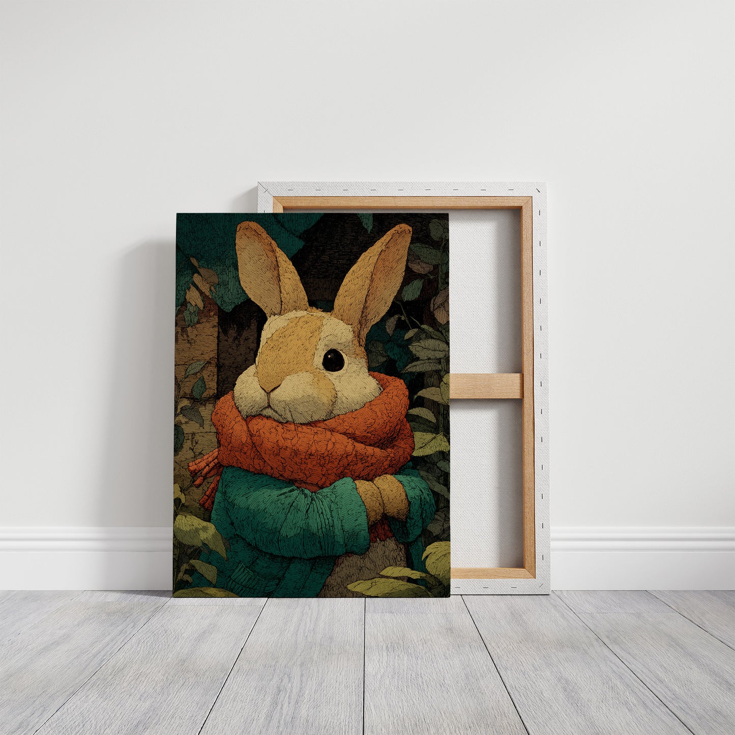 Bundled Up Bunny
