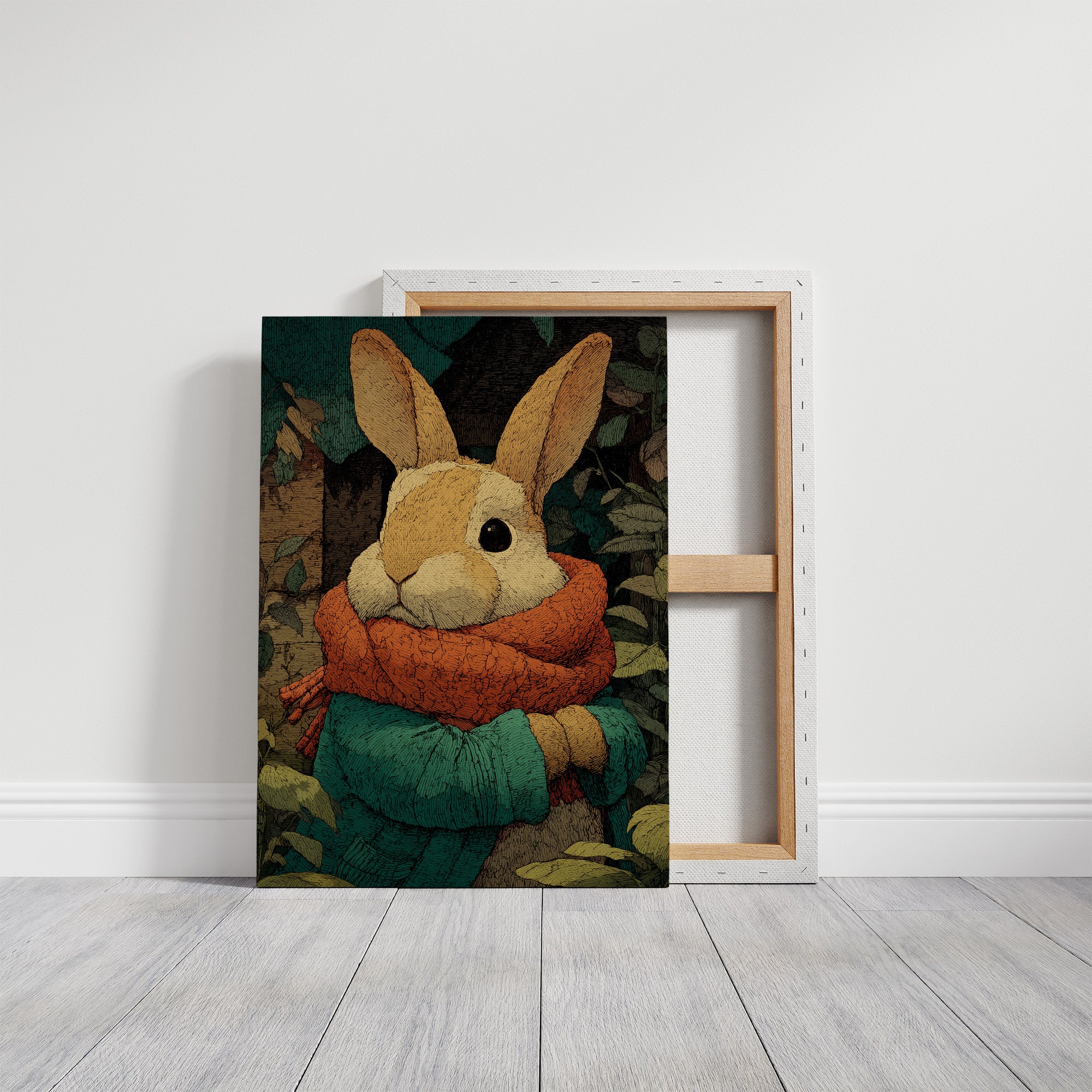 Bundled Up Bunny