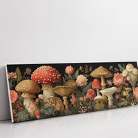 Midnight Garden Of Wild Mushrooms