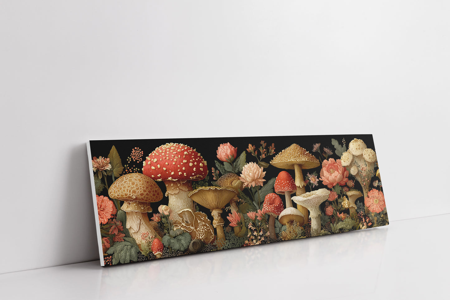 Midnight Garden Of Wild Mushrooms