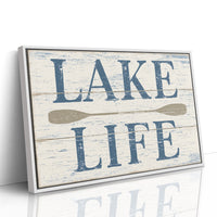 Lake Life, Weathered Sign