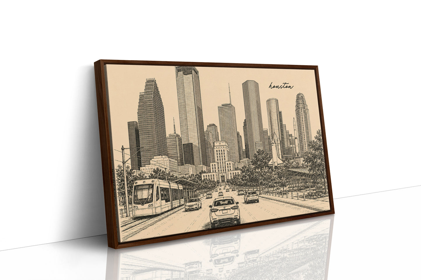 Houston, City Hall to Skyline