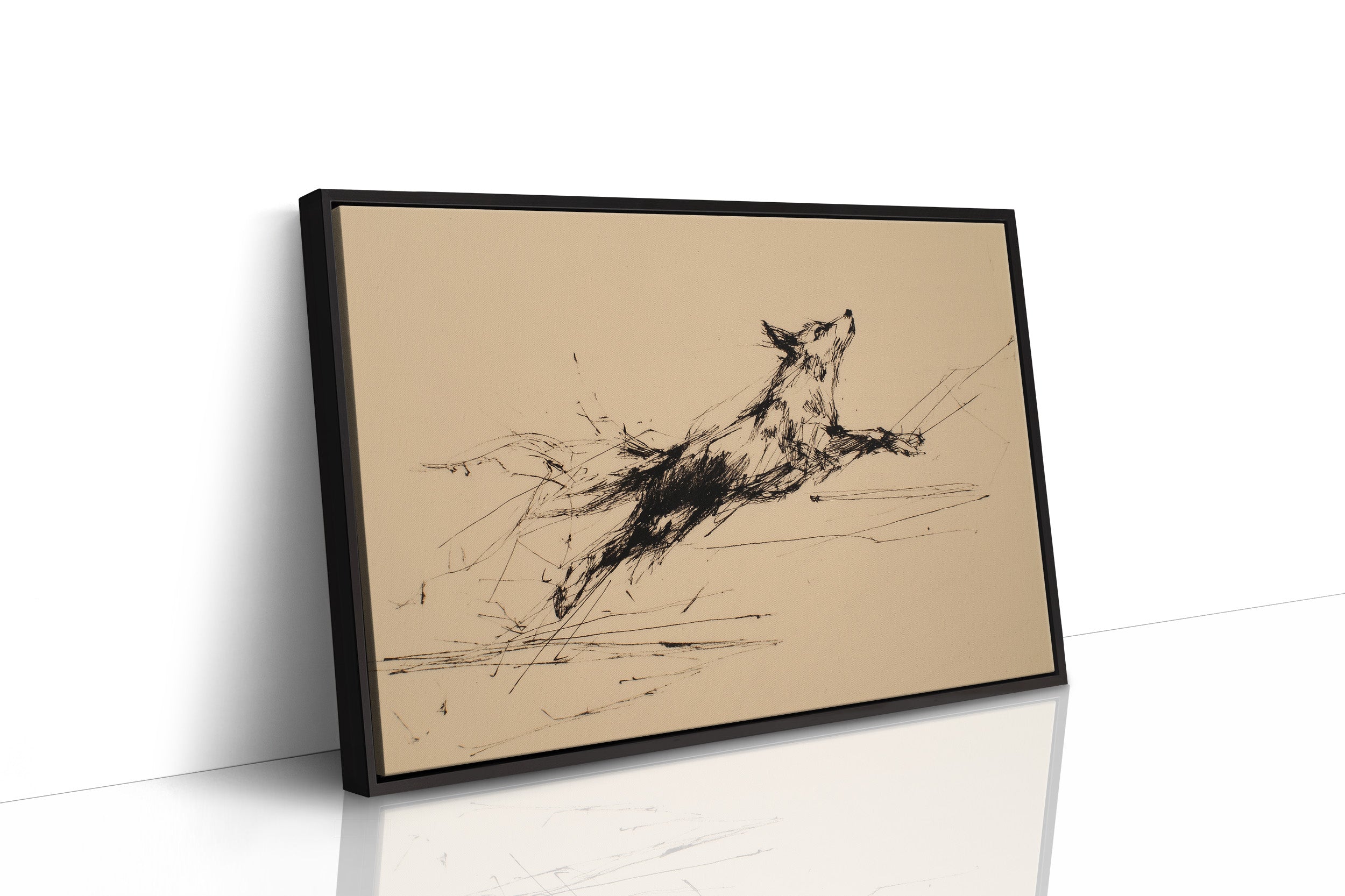 Wild Spirit Captured In Gestural Ink