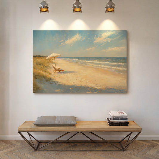 Summer Waits On Golden Sand