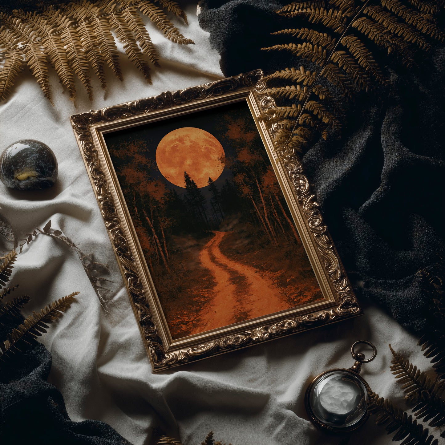 The Path Beneath the Harvest Moon
