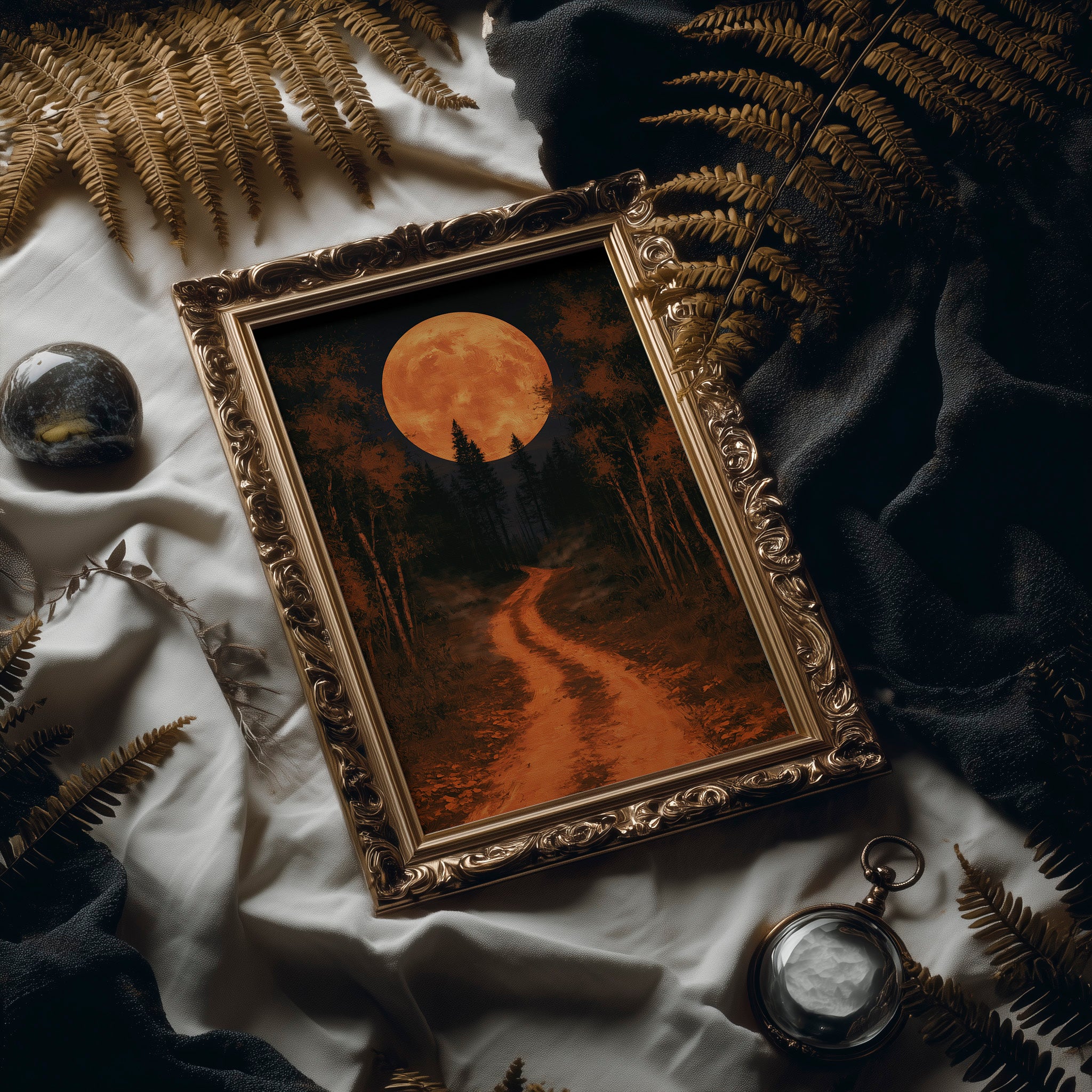 The Path Beneath the Harvest Moon