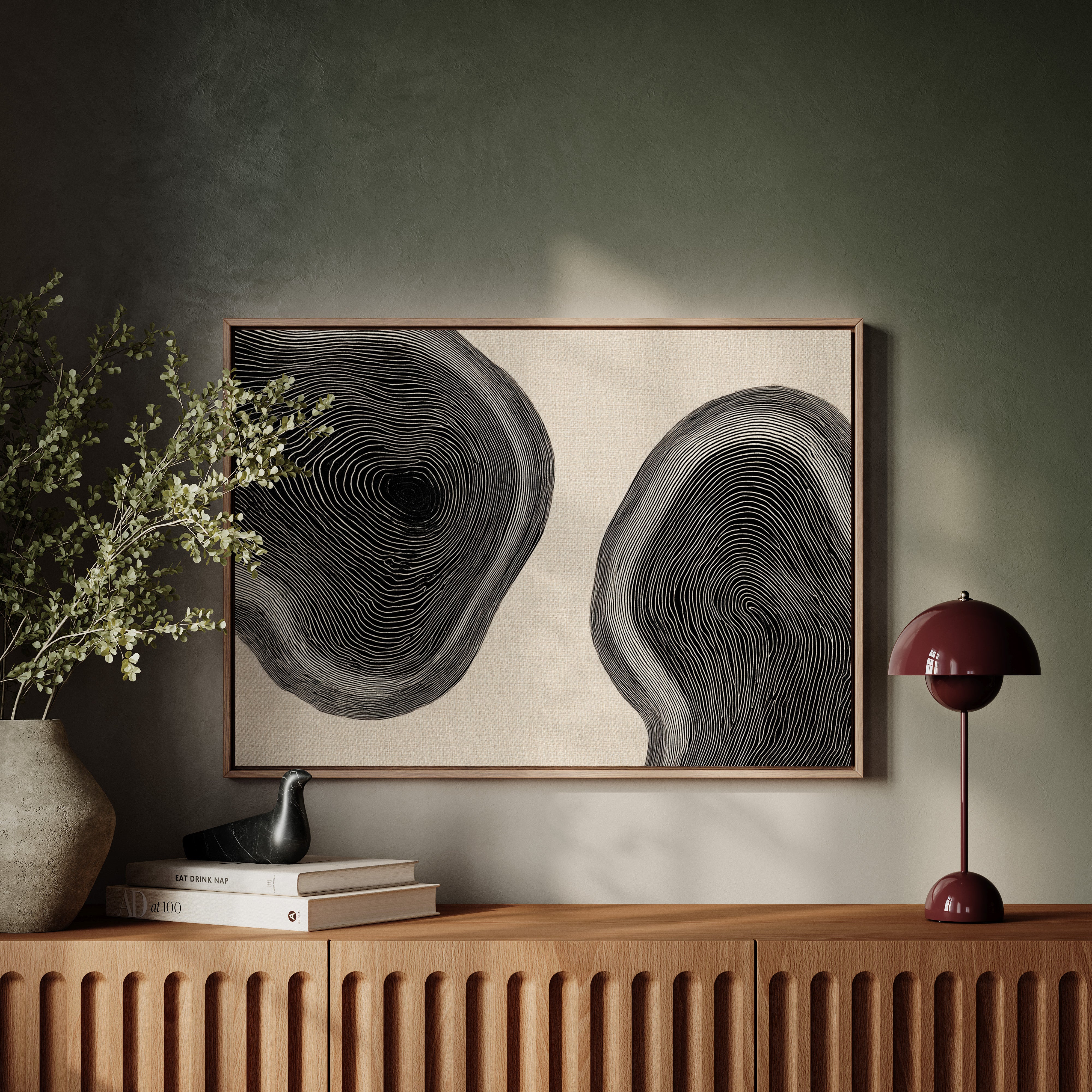 Contours of Nature's Embrace