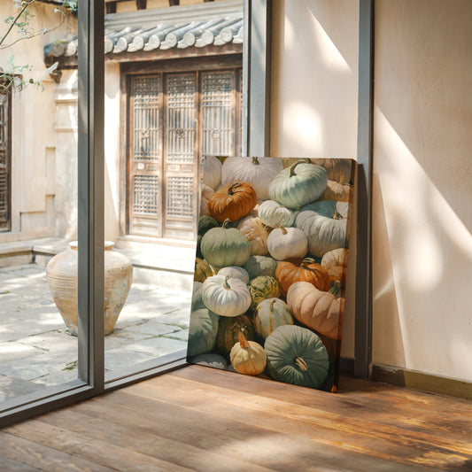 Autumn's Palette In Pumpkin Poetry
