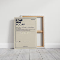 Morning Edition: Fear Not Today