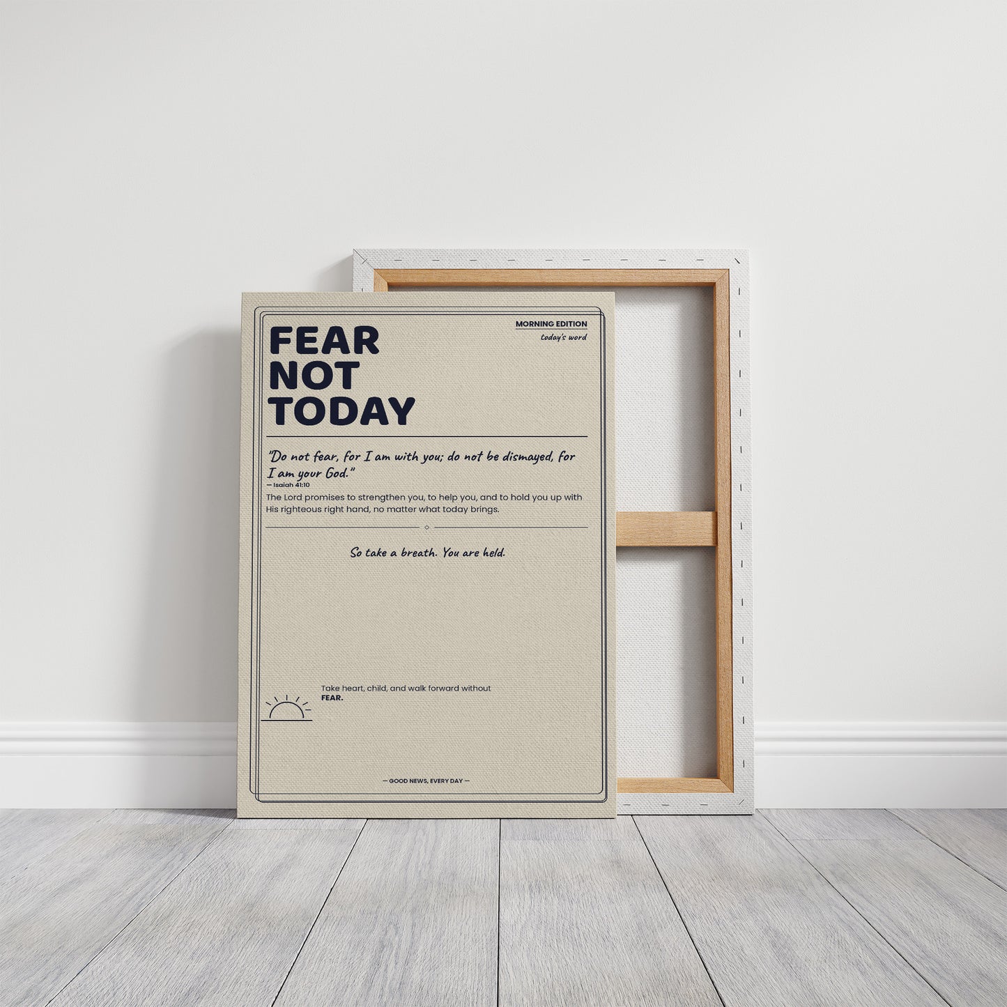 Morning Edition: Fear Not Today