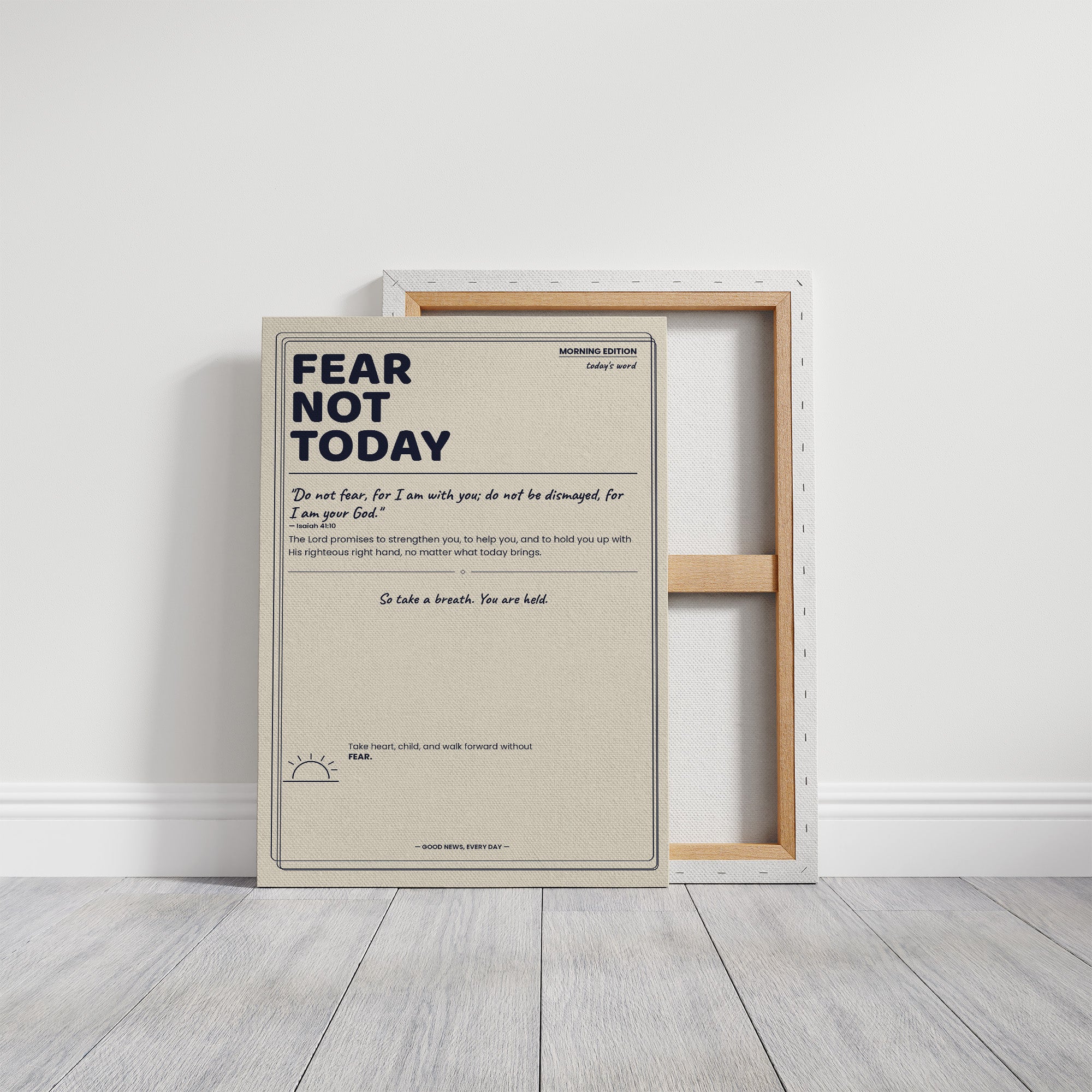 Morning Edition: Fear Not Today