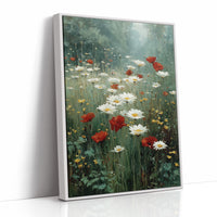 Daisies in the Morning Fog