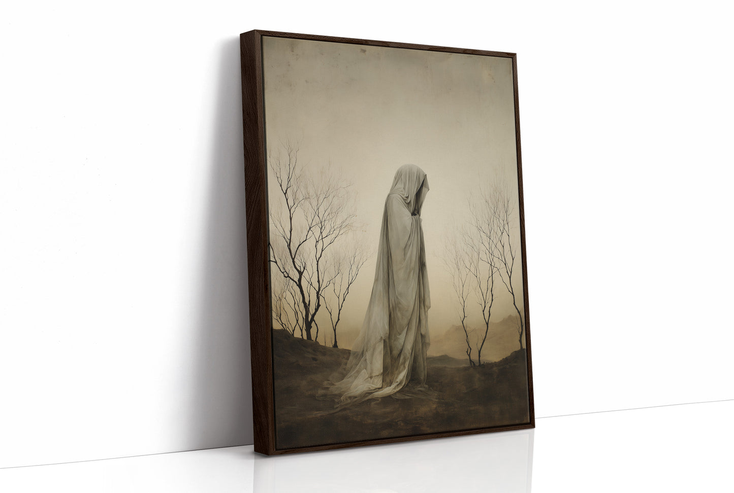 Between Barren Branches And Fog