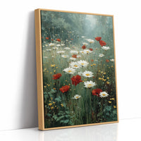 Daisies in the Morning Fog