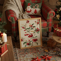 Winter Berries Dance In Gold Light