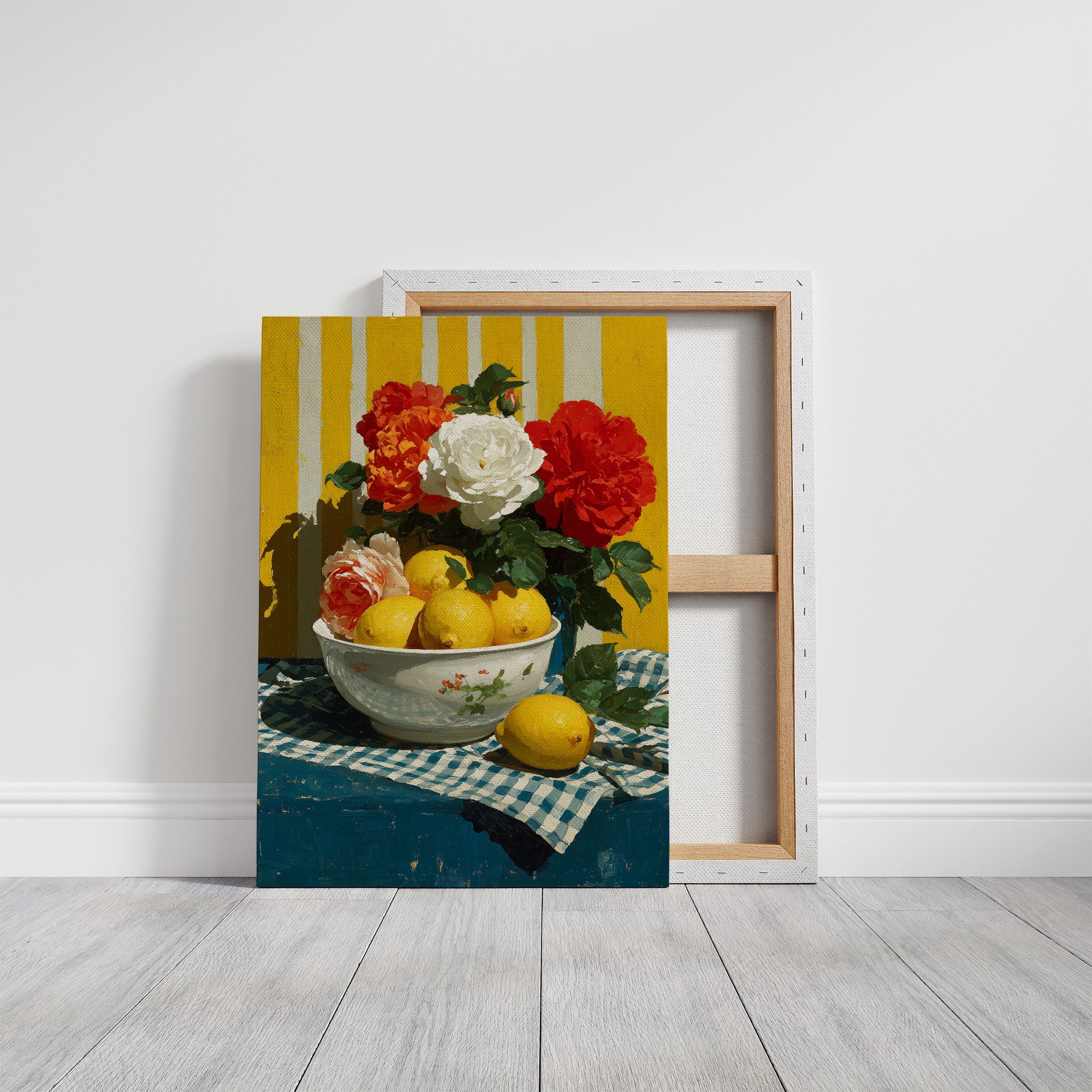 Roses Beside the Lemon Bowl