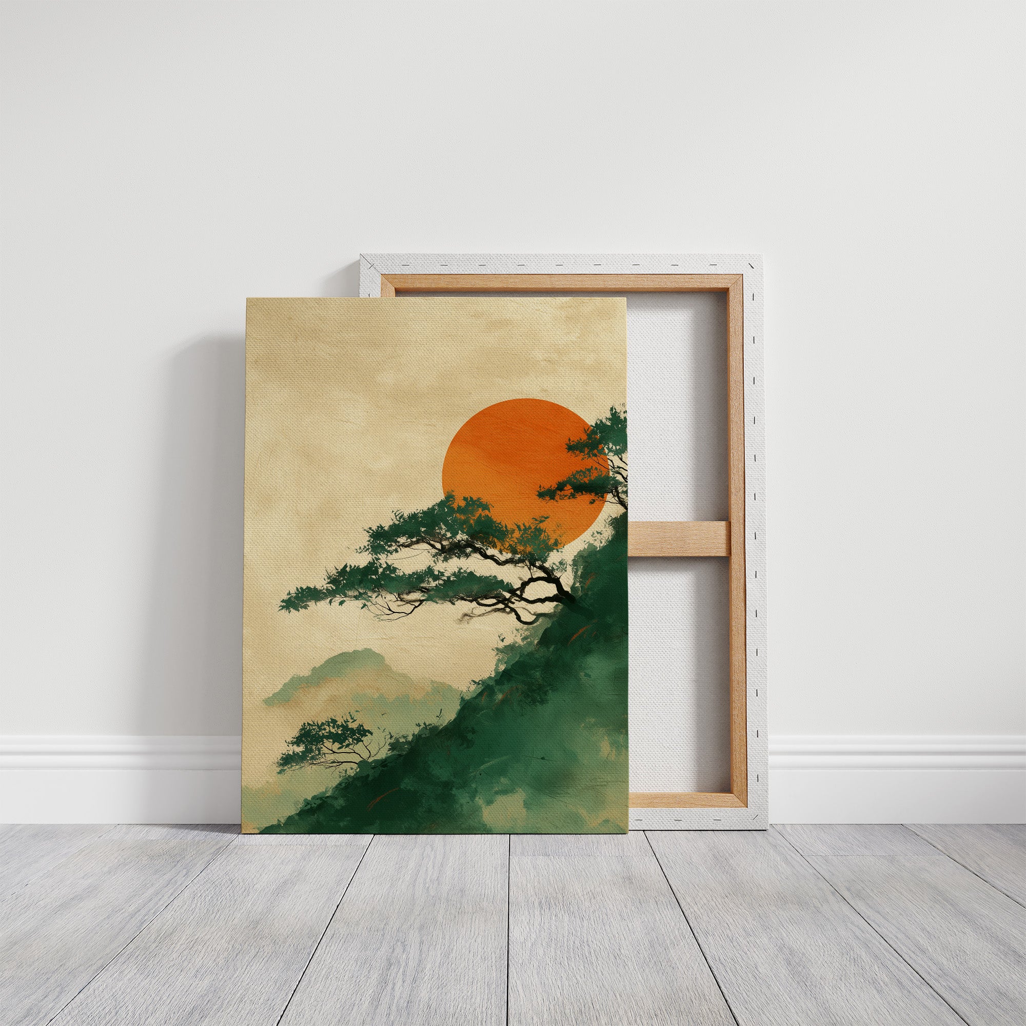 Pine Branches Reach For Rising Sun