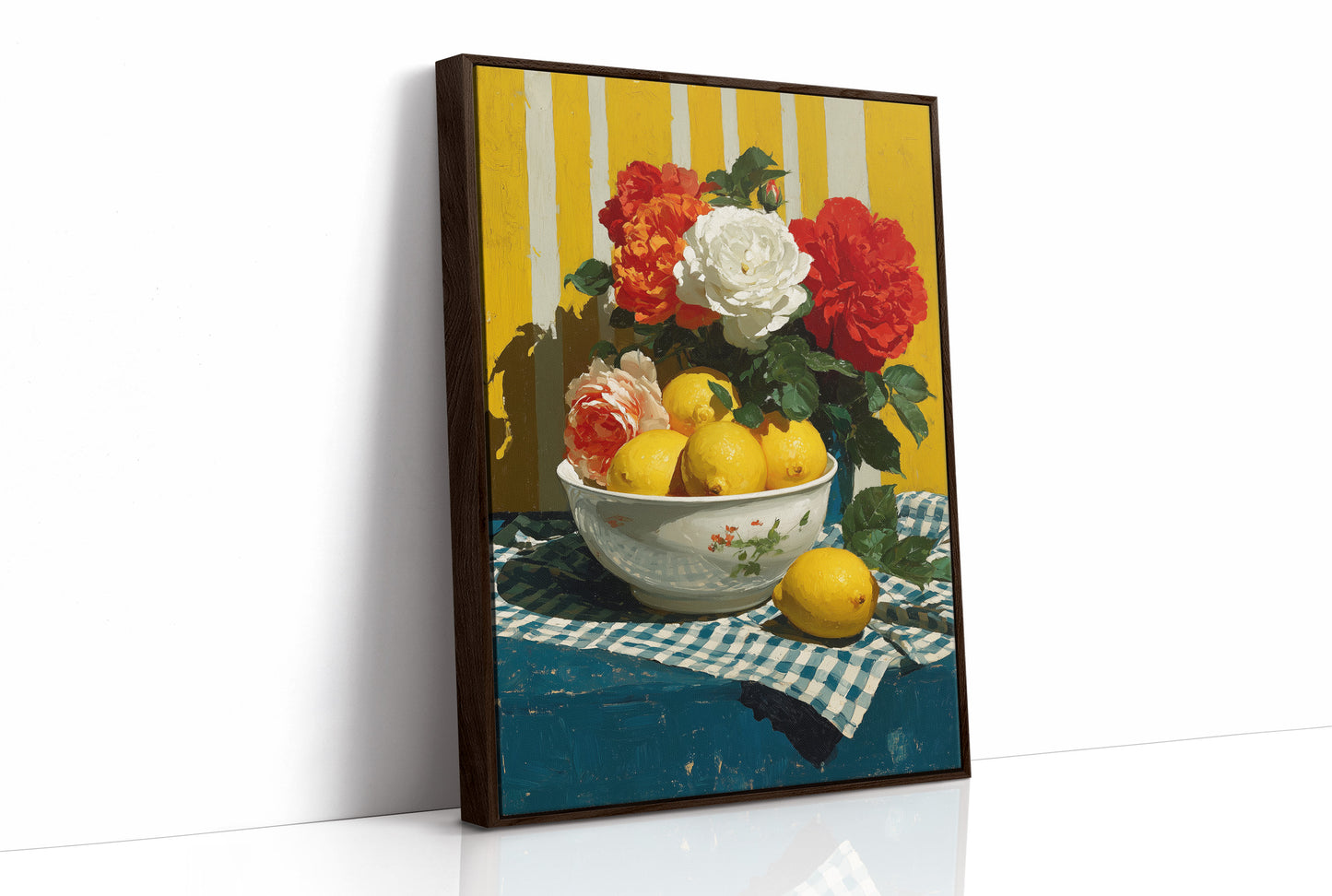 Roses Beside the Lemon Bowl