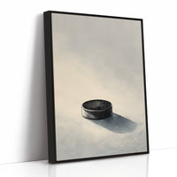 Solitary Puck: Meditation on Ice